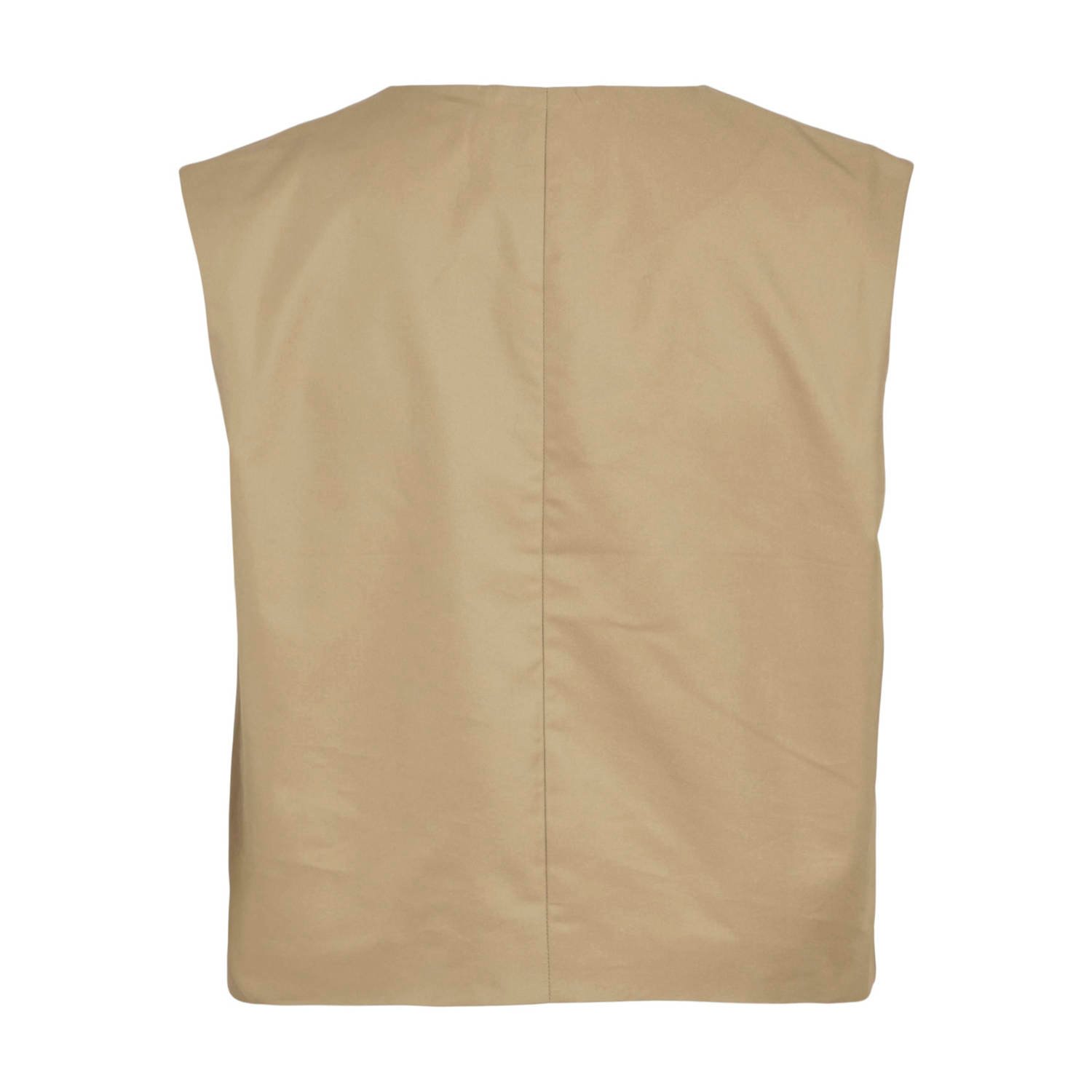 ROUGE EDIT gilet camel