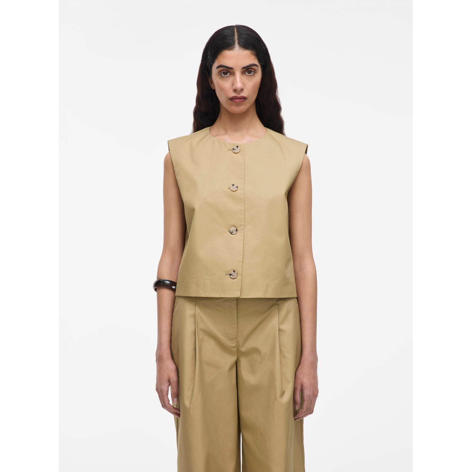 ROUGE EDIT gilet camel
