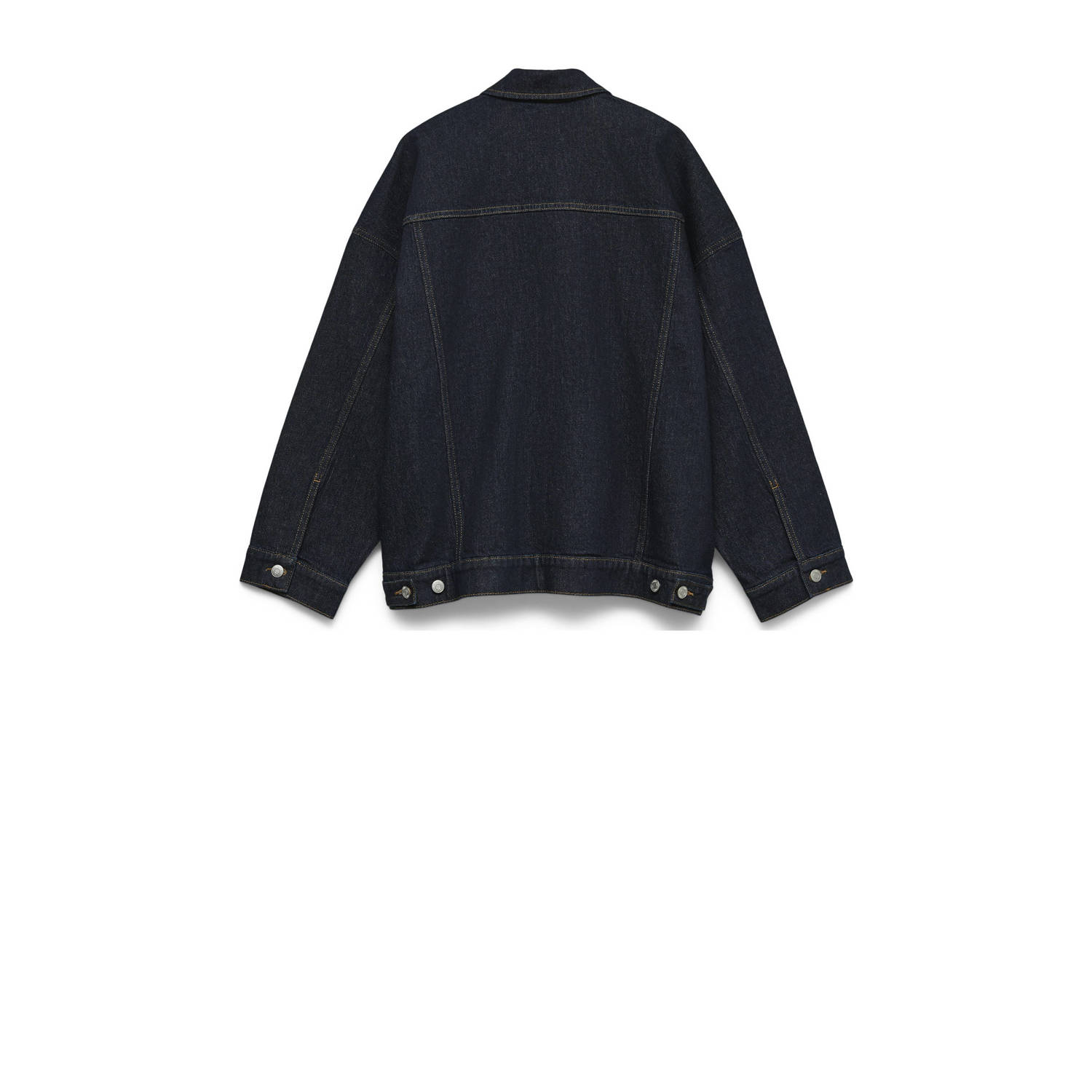 VERO MODA CURVE denim spijkerjas dark blue denim