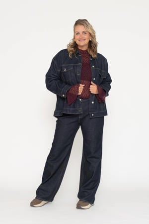 denim spijkerjas dark blue denim
