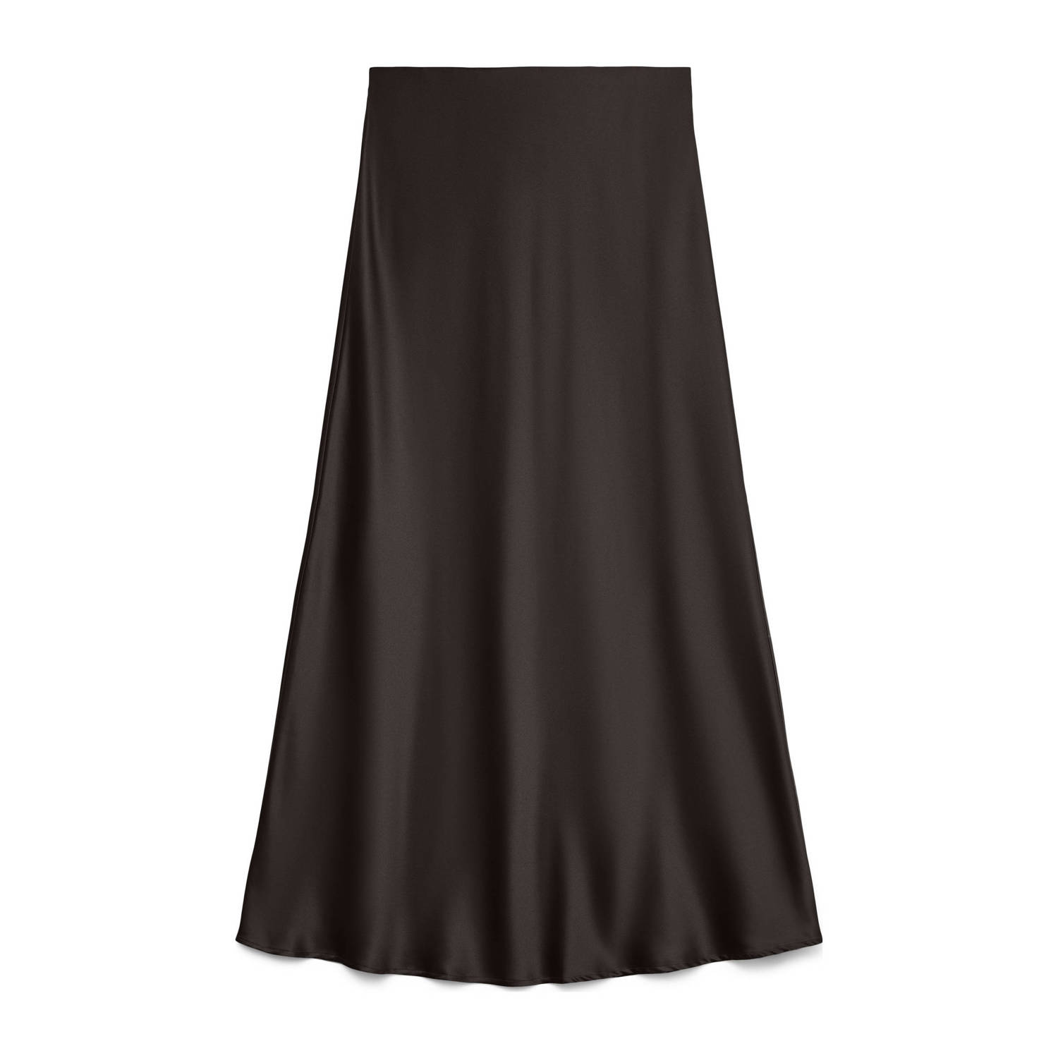 VERO MODA A-lijn rok donkerbruin