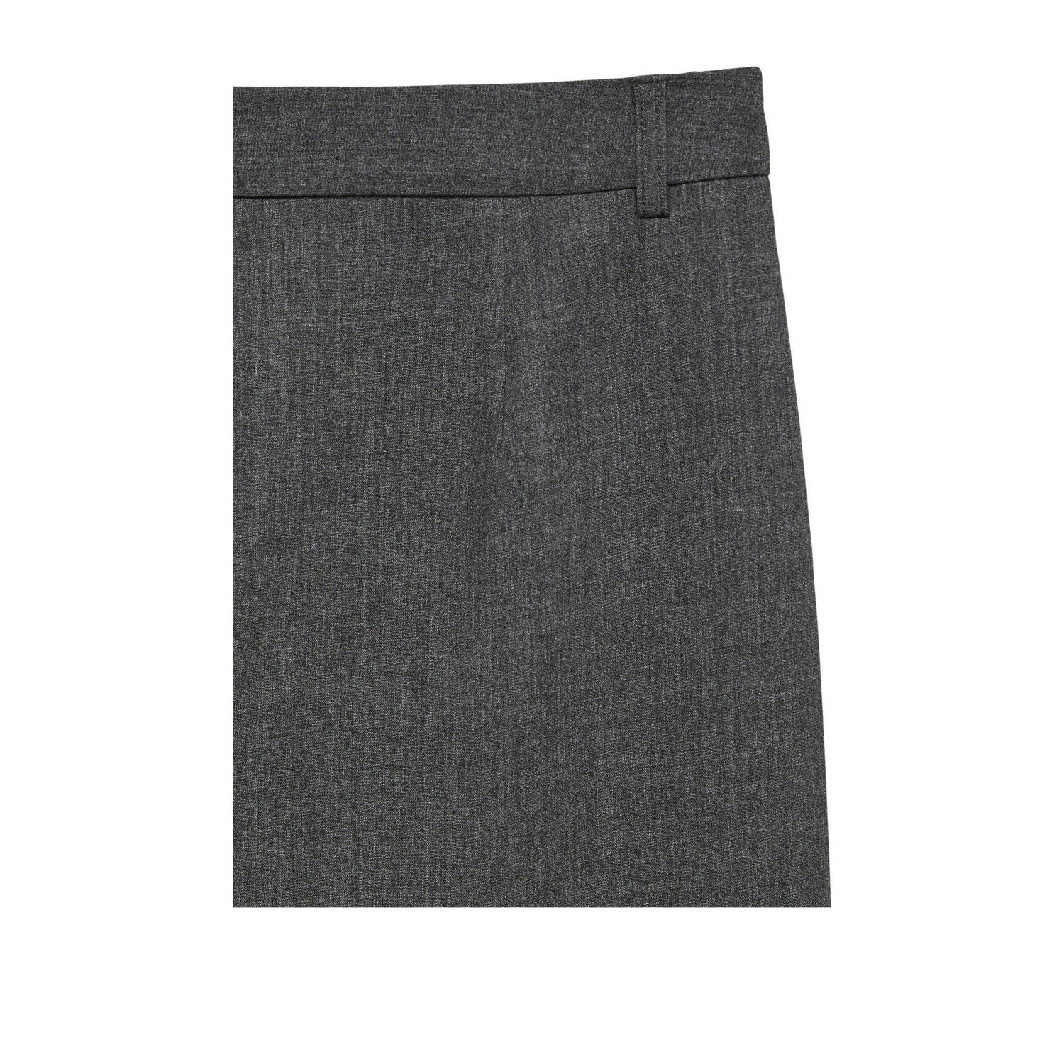 VERO MODA straight regular waist pantalon antraciet