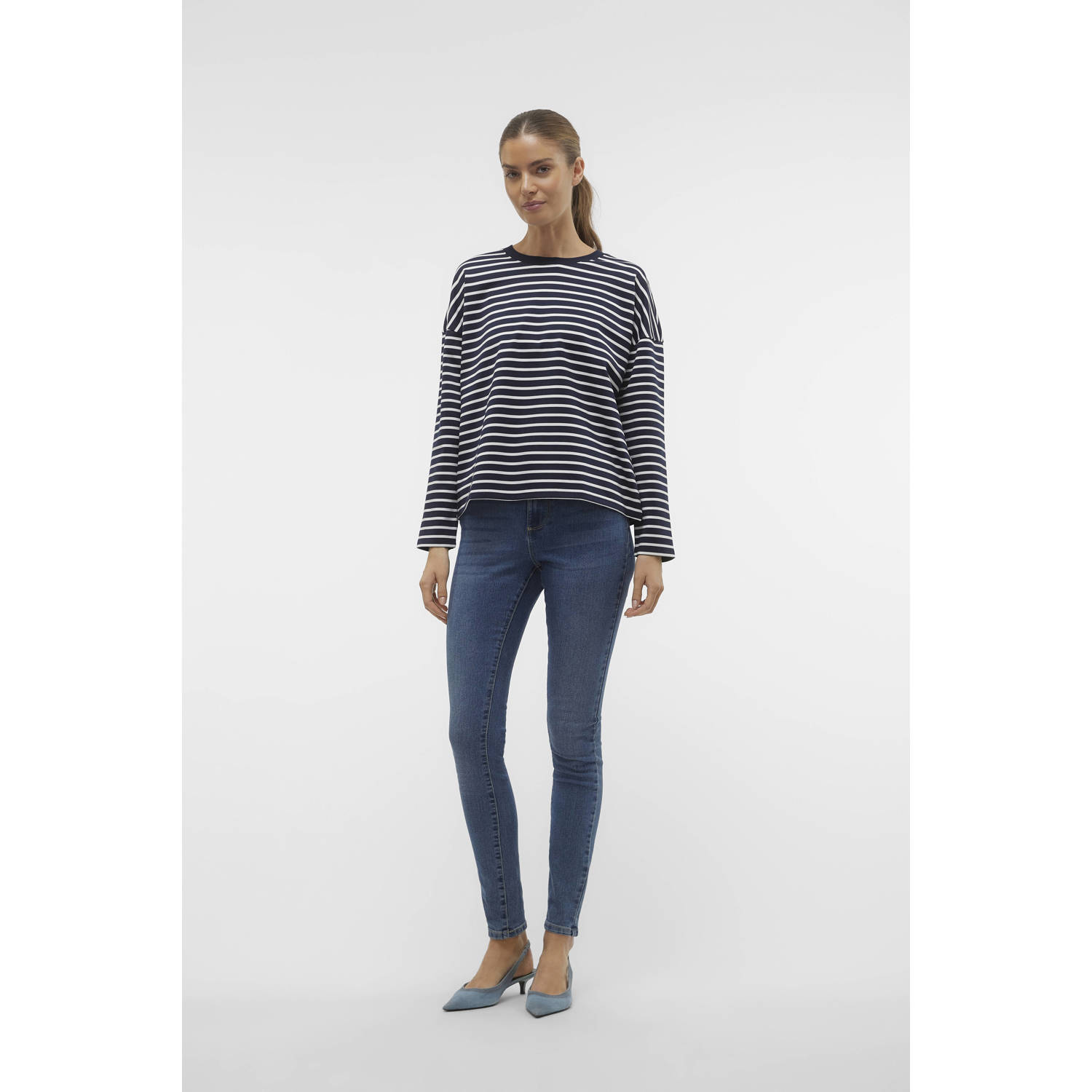 VERO MODA T-shirt donkerblauw