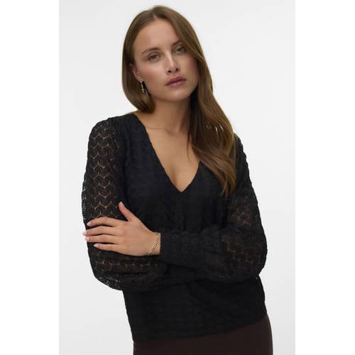 VERO MODA blousetop zwart afbeelding