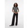 VERO MODA straight regular waist pantalon zwart