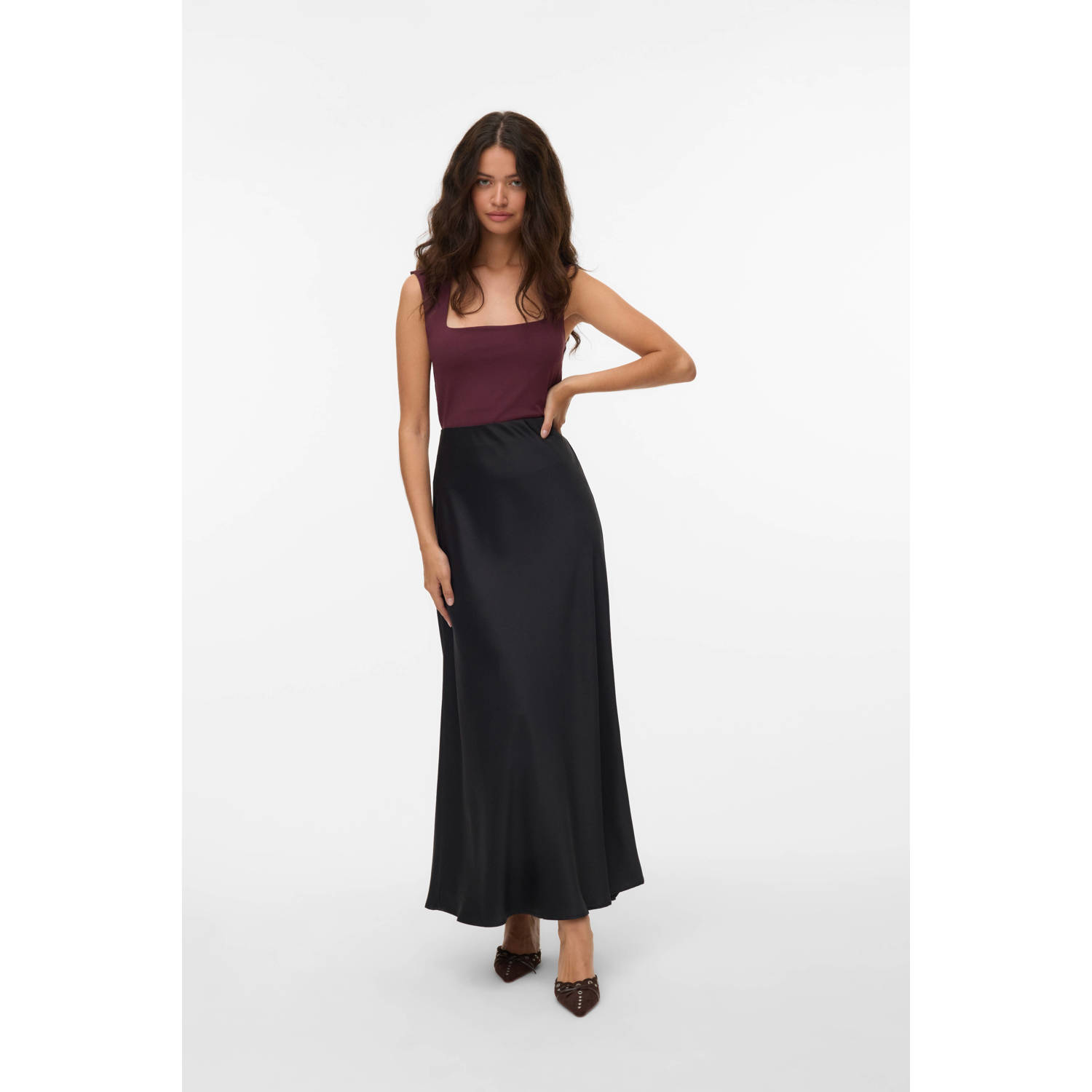 VERO MODA A-lijn rok zwart
