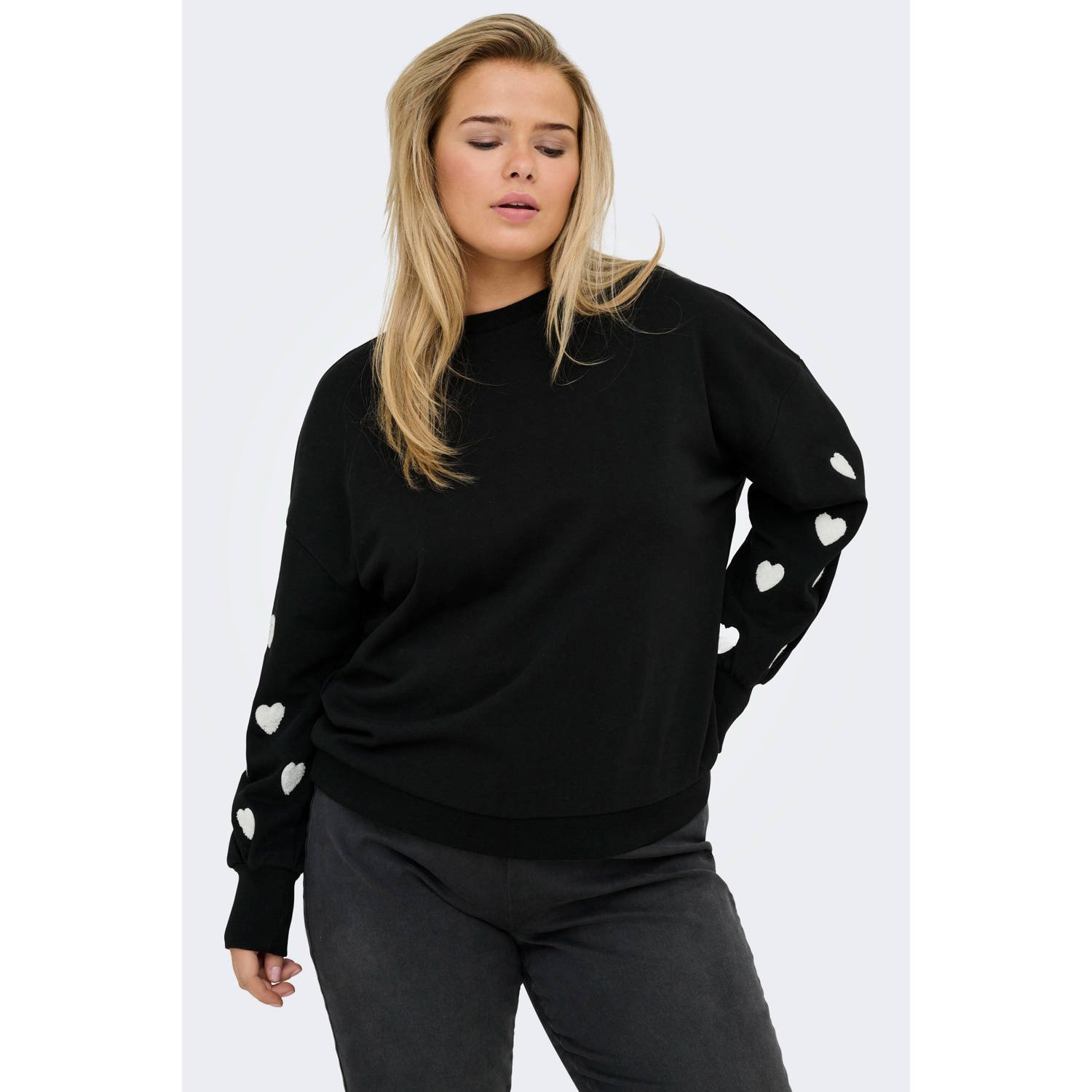 ONLY CARMAKOMA sweater zwart