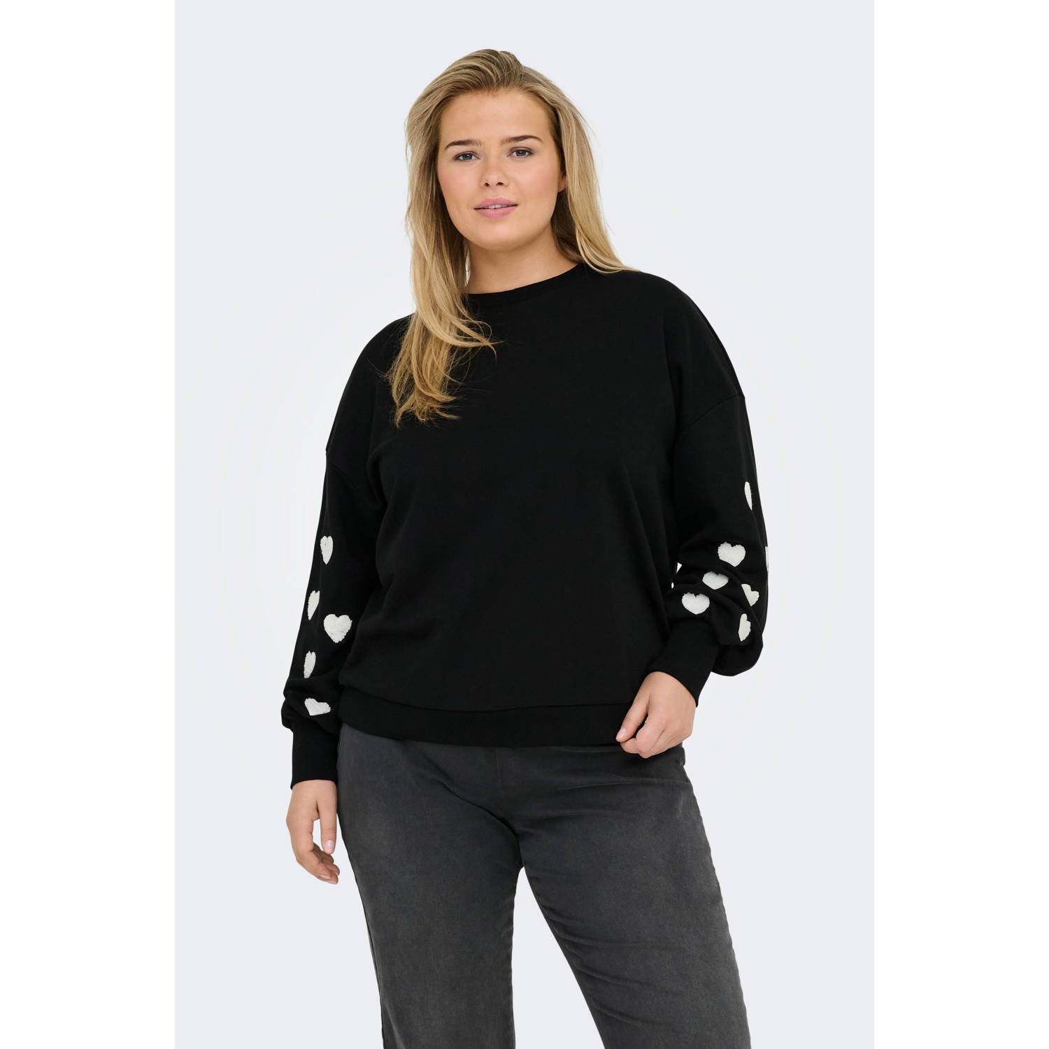 ONLY CARMAKOMA sweater zwart
