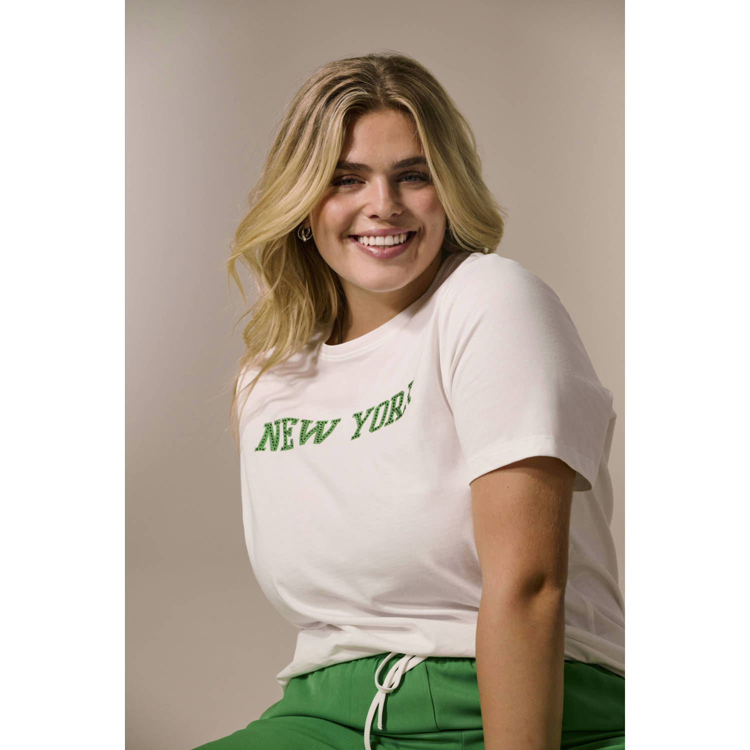 ONLY CARMAKOMA T-shirt wit