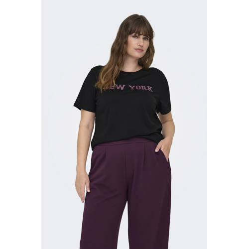 ONLY CARMAKOMA T-shirt zwart afbeelding