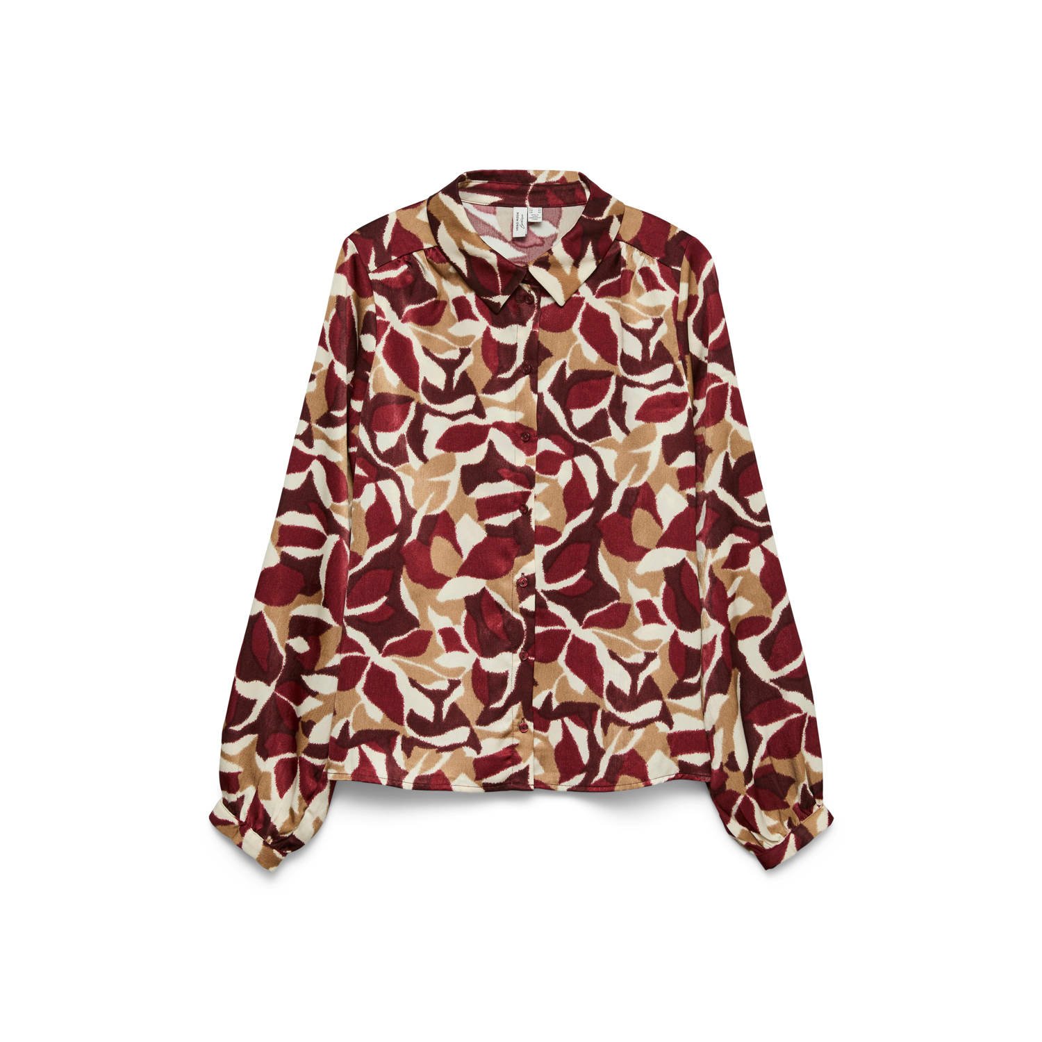 VERO MODA blouse donkerrood
