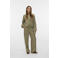 VERO MODA straight high waist casual broek lichtgroen