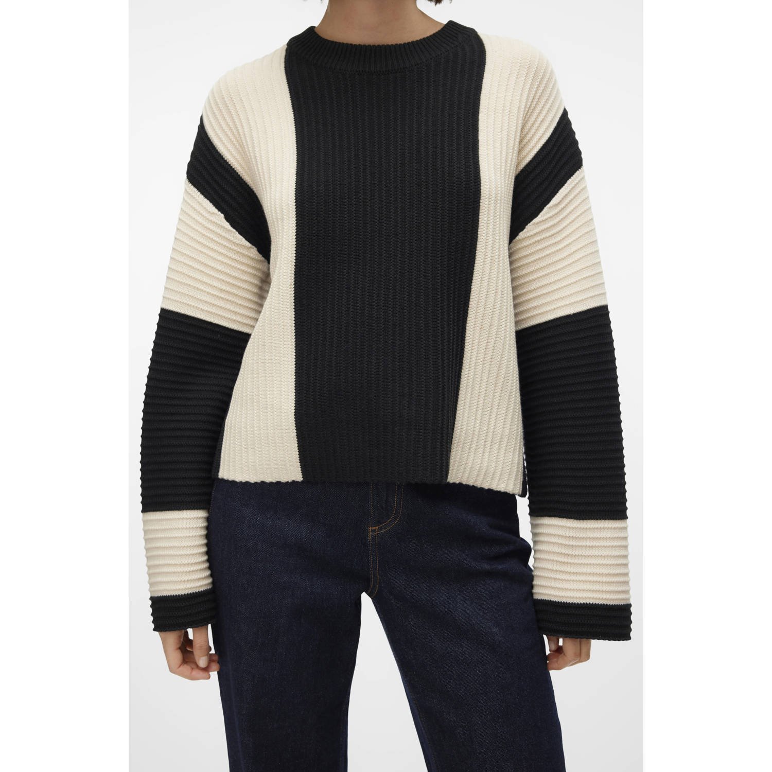 VERO MODA gebreide trui zwart