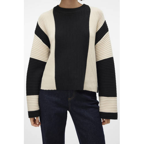 VERO MODA gebreide trui zwart afbeelding