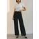 AWARE wide leg high waist broek zwart
