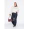 VERO MODA CURVE sweater beige/grijs melange