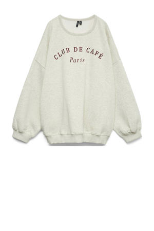 sweater beige/grijs melange