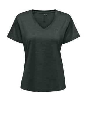 sportshirt ONPCORE antraciet