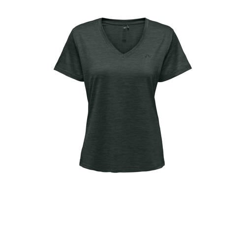 ONLY PLAY sportshirt ONPCORE antraciet afbeelding