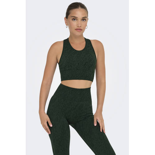 ONLY PLAY level 2 sporttop ONPDAISY-2-BETTY panterprint afbeelding