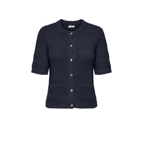 JDY gebreid vest donkerblauw afbeelding