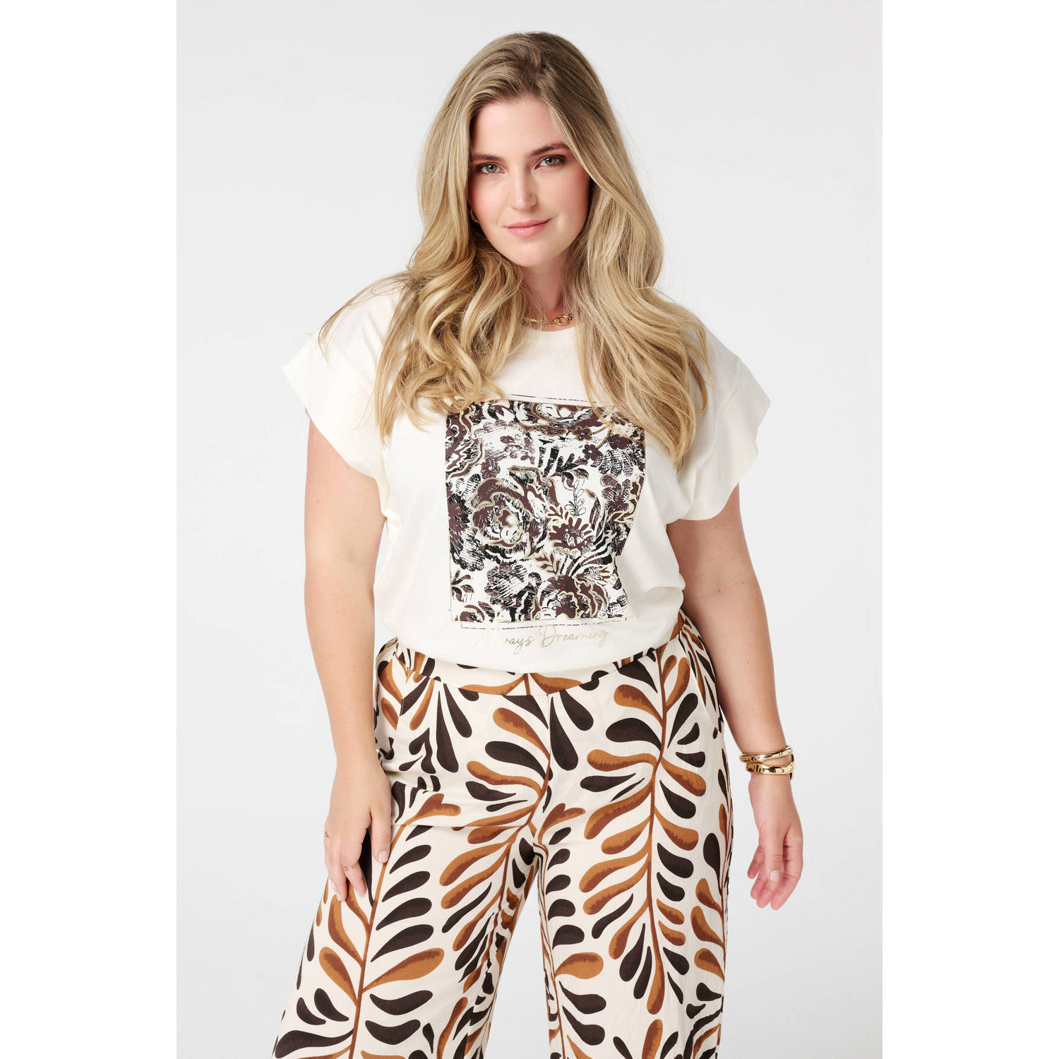 MS Mode T-shirt crème