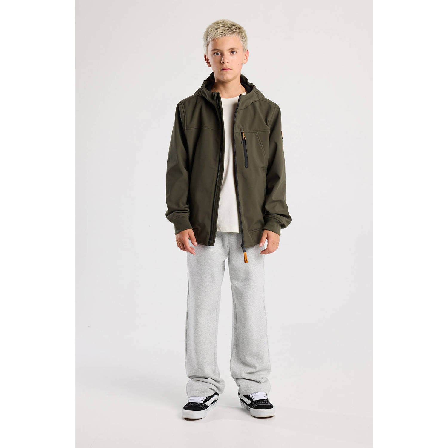 America Today softshell jas herfst groen