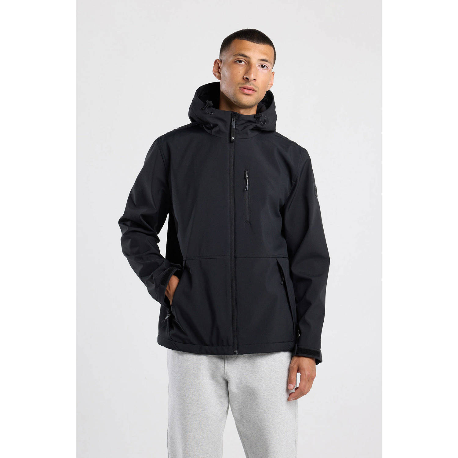 America Today softshell jas zwart