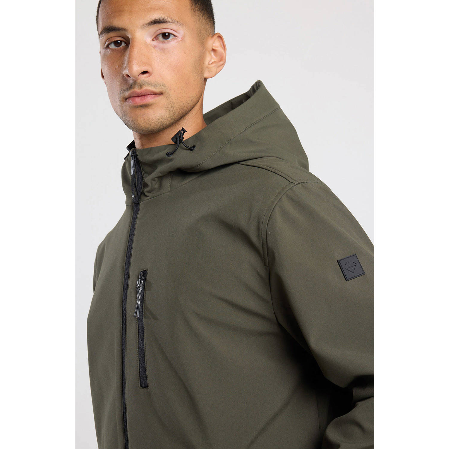 America Today softshell jas groen