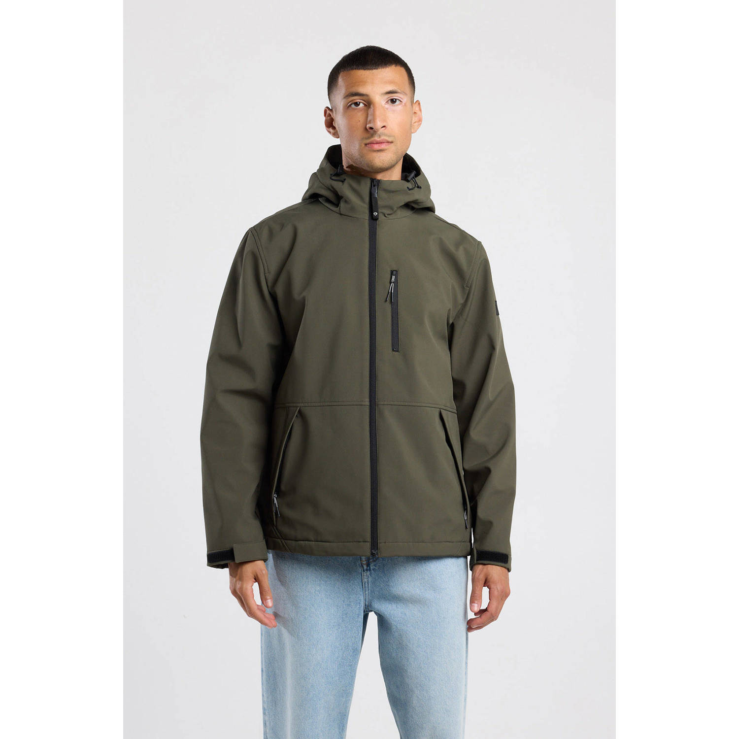 America Today softshell jas groen