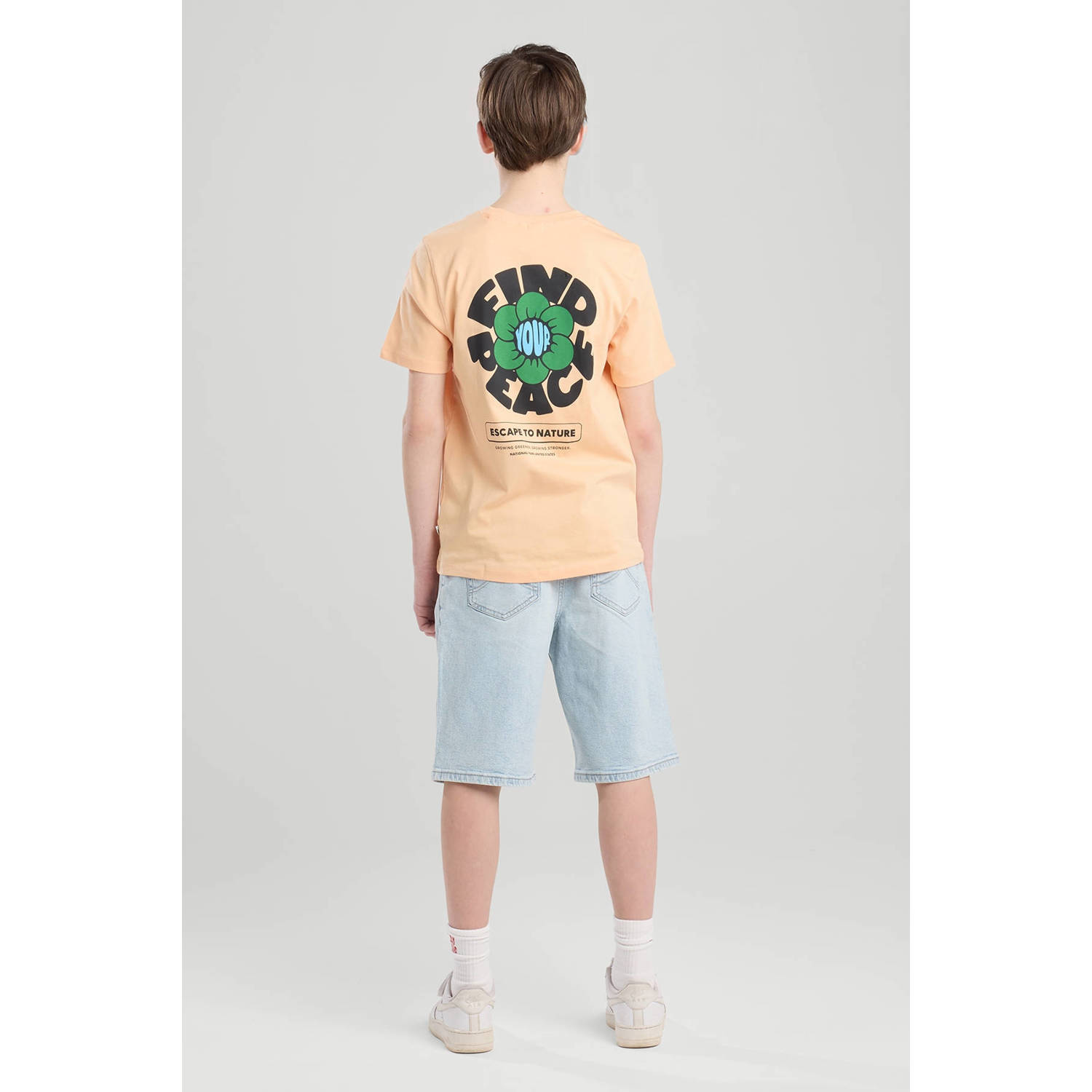 America Today denim short light blue denim
