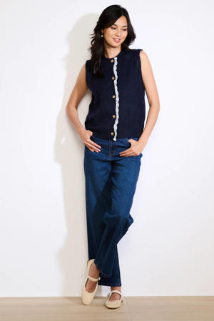 gilet donkerblauw