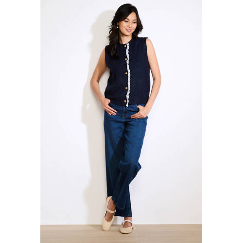LOLALIZA gilet donkerblauw afbeelding