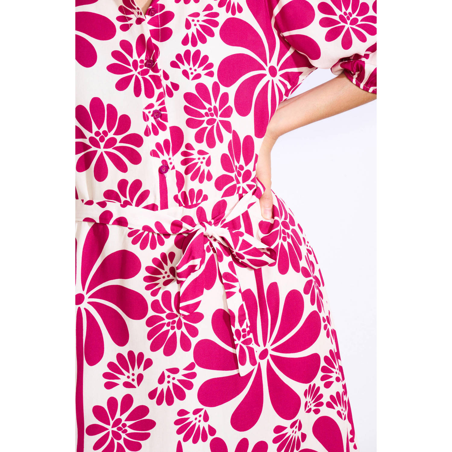LOLALIZA blousejurk roze
