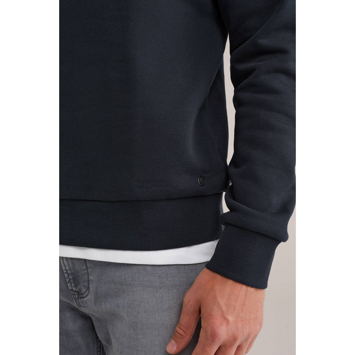 WE Fashion sweater donkerblauw