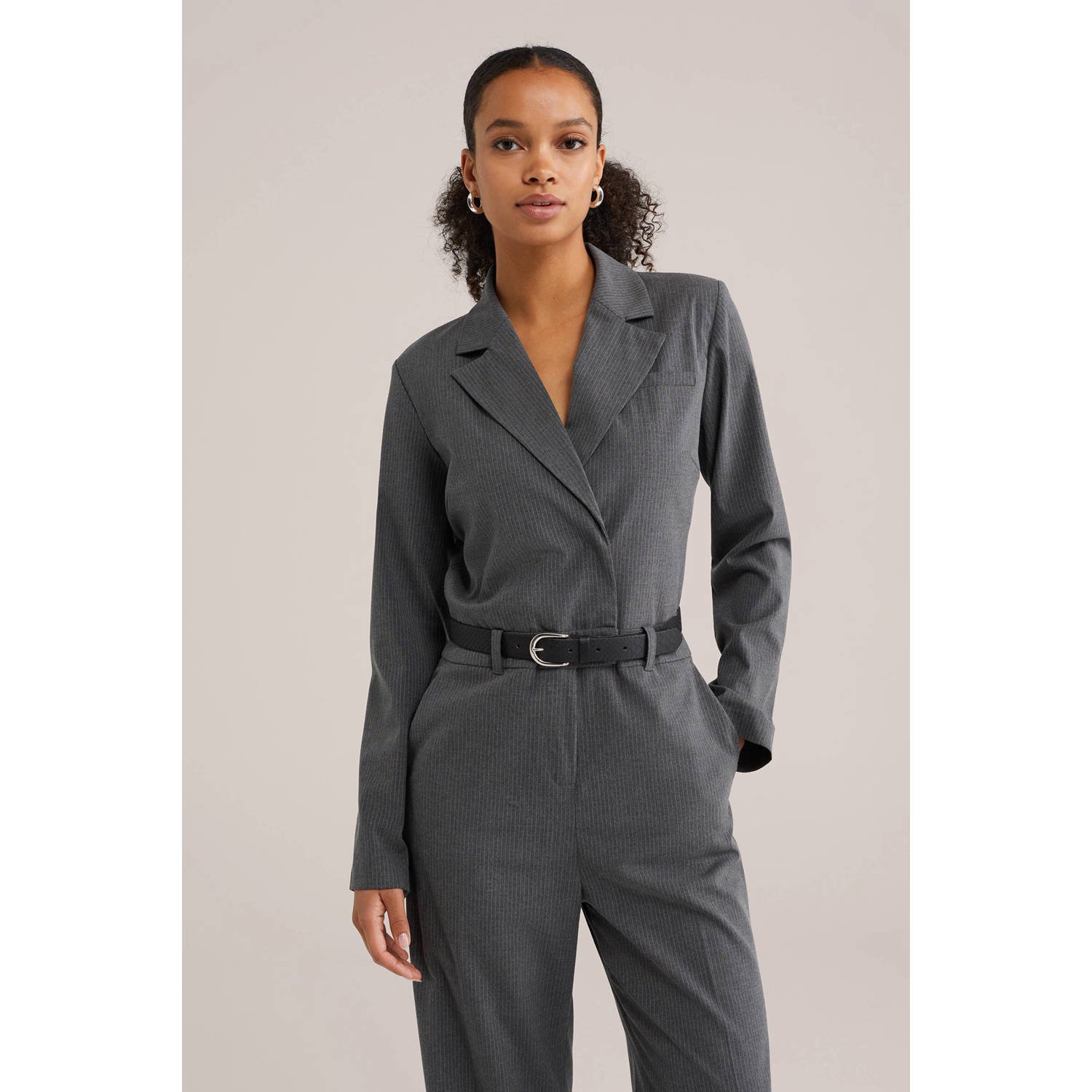 WE Fashion grijs jumpsuit