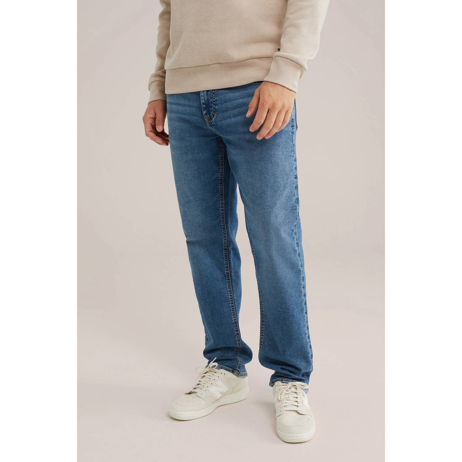 WE Fashion Blue Ridge regular fit jeans blue denim