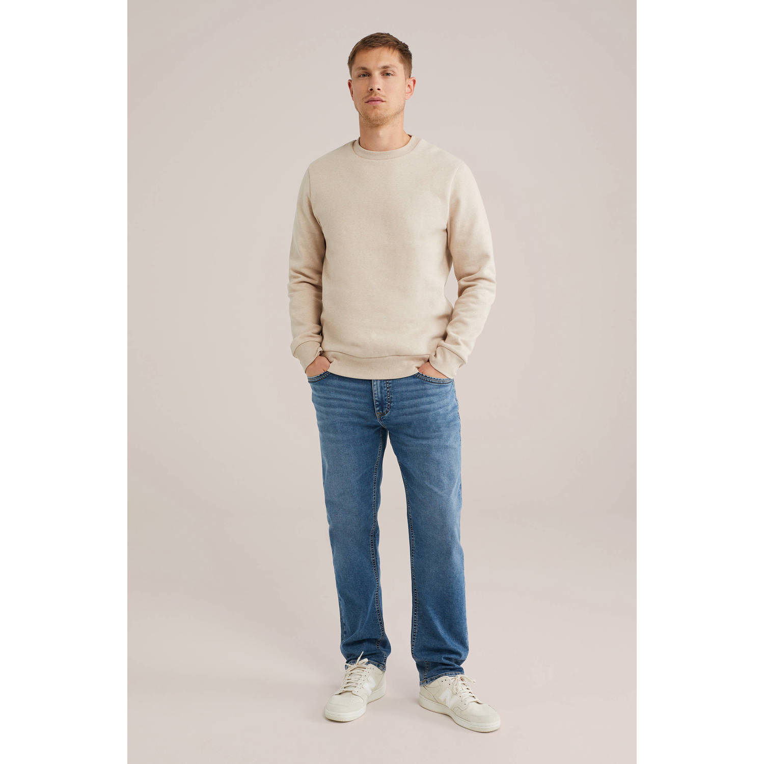 WE Fashion Blue Ridge regular fit jeans blue denim