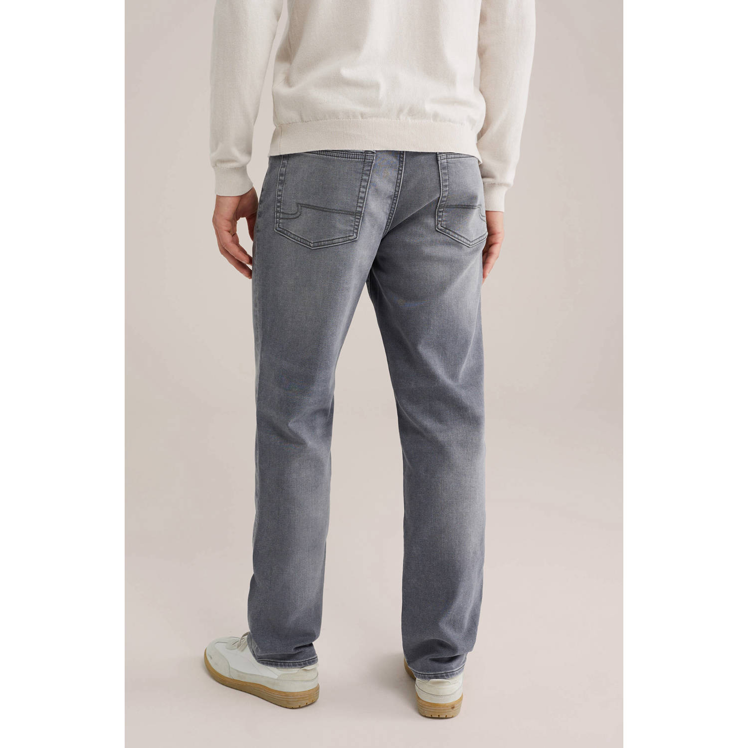 WE Fashion Blue Ridge regular fit jeans grey denim