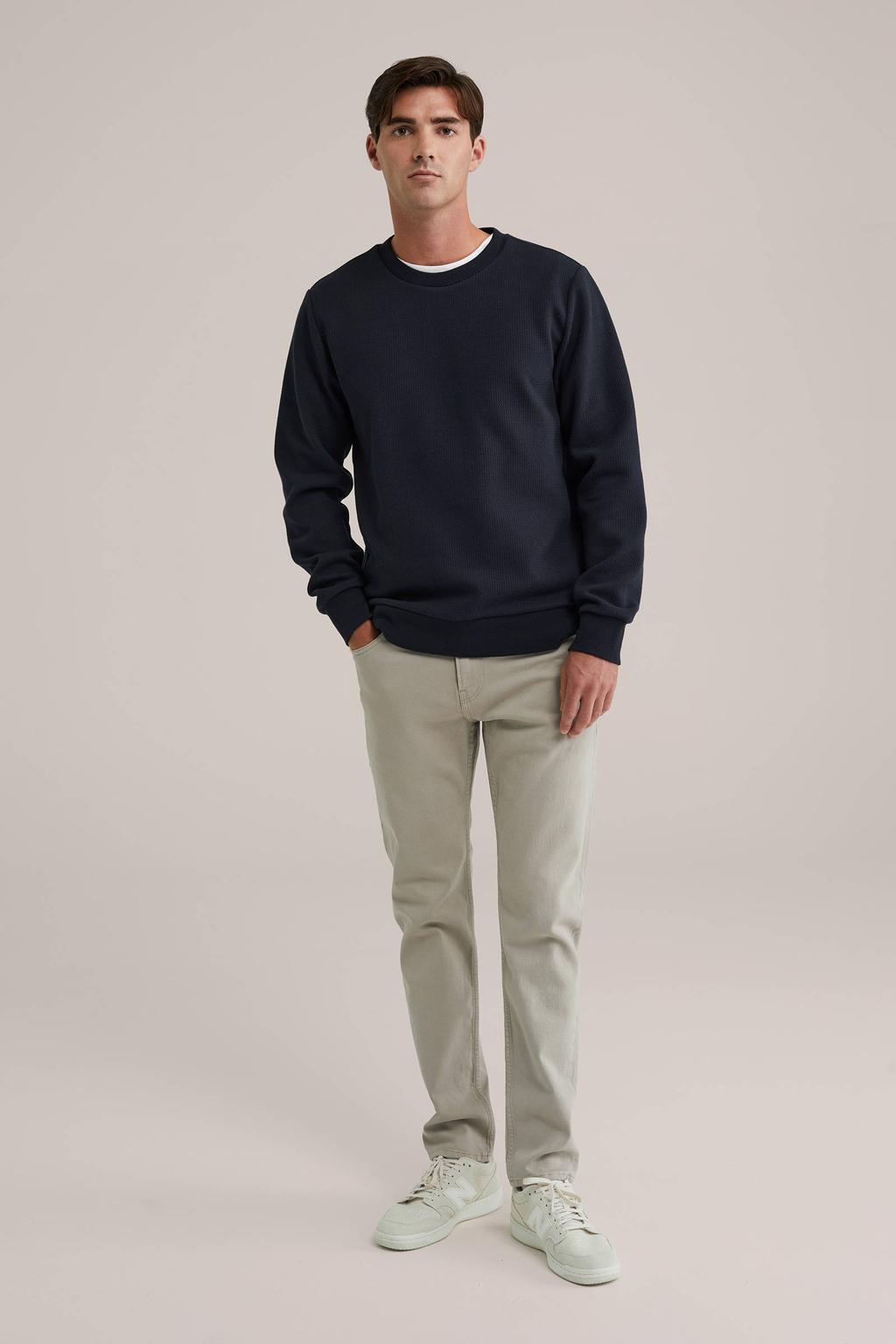 WE Fashion Blue Ridge slim fit jeans greyish