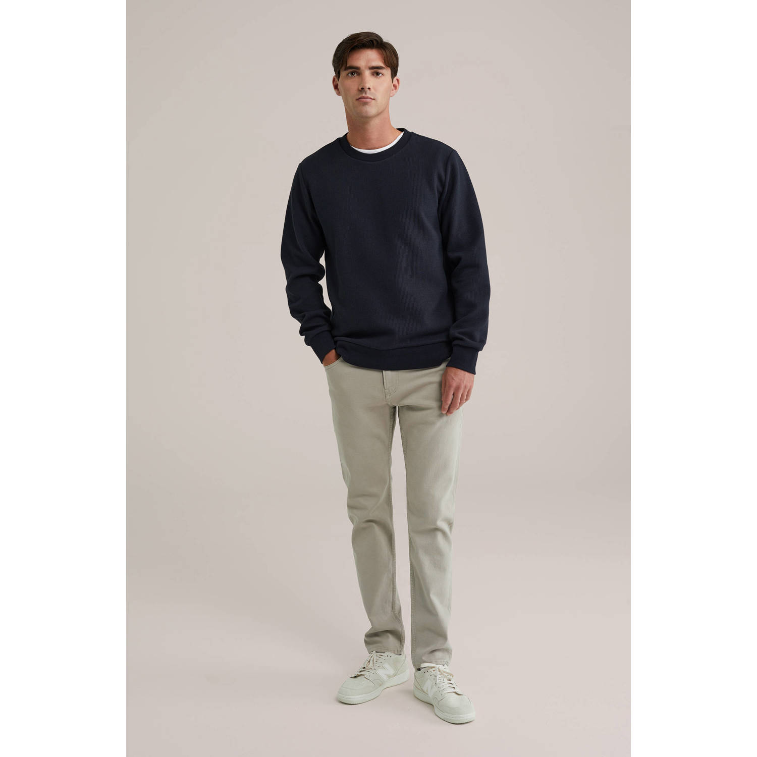 WE Fashion slim fit jeans greyish