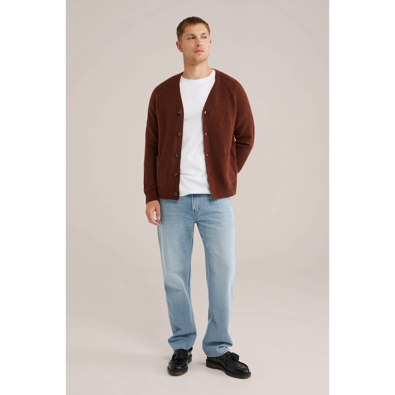 WE Fashion Blue Ridge regular fit jeans light denim