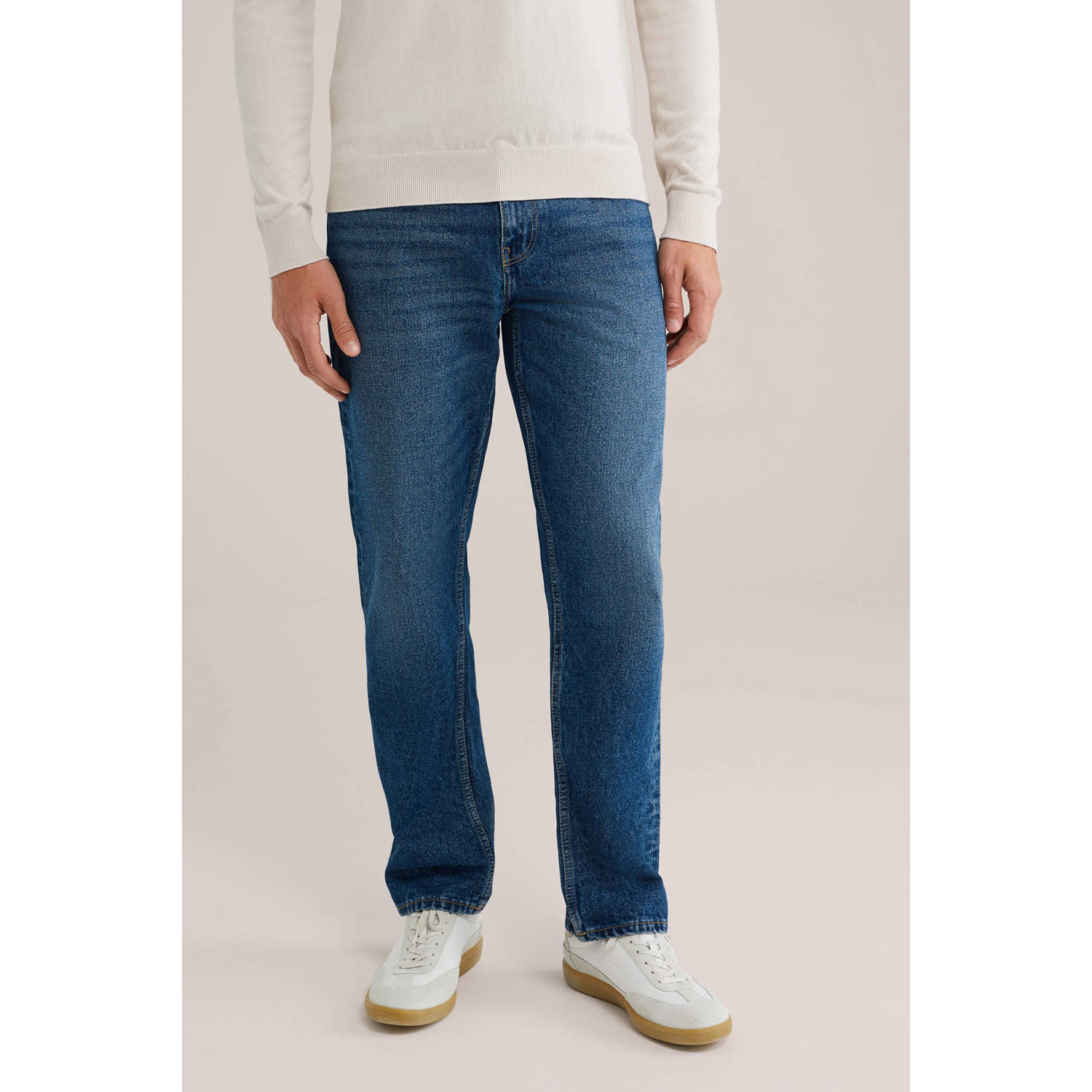 WE Fashion Blue Ridge regular fit jeans dark denim
