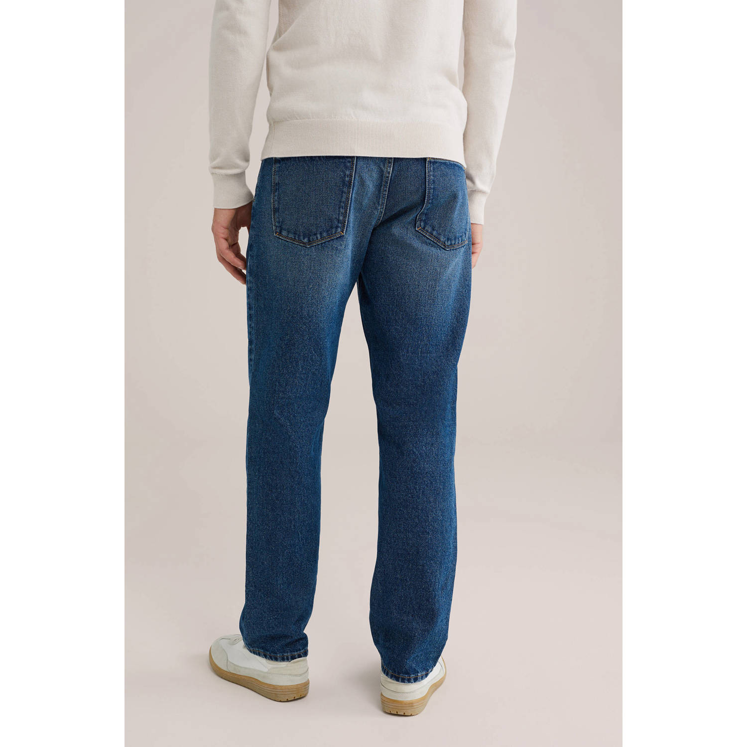 WE Fashion Blue Ridge regular fit jeans dark denim