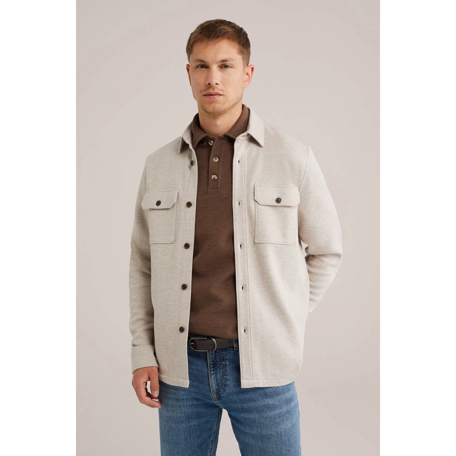 WE Fashion overshirt beige