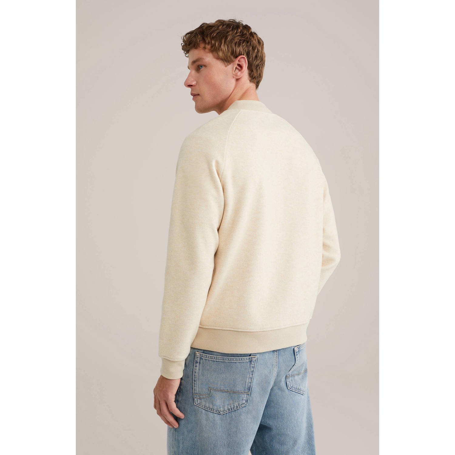 WE Fashion sweatvest beige