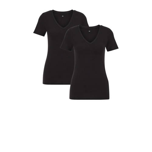 WE Fashion T-shirt zwart afbeelding