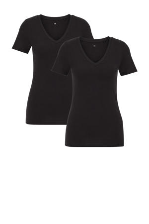multipack T-shirt zwart