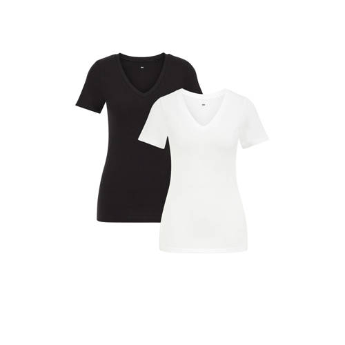WE Fashion T-shirt zwart afbeelding