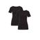 WE Fashion 2 pack T-shirt zwart